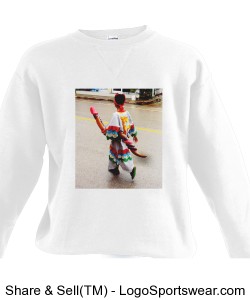 Sweatshirt Boy with big wooden stick Design Zoom